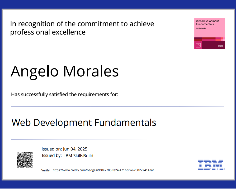 IBM Web Development Fundamentals