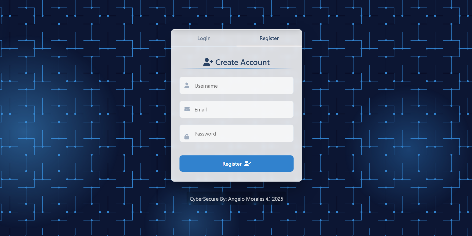 CyberSecure Menu